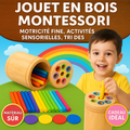 Jouet d'apprentissage en bois (2-5ans)